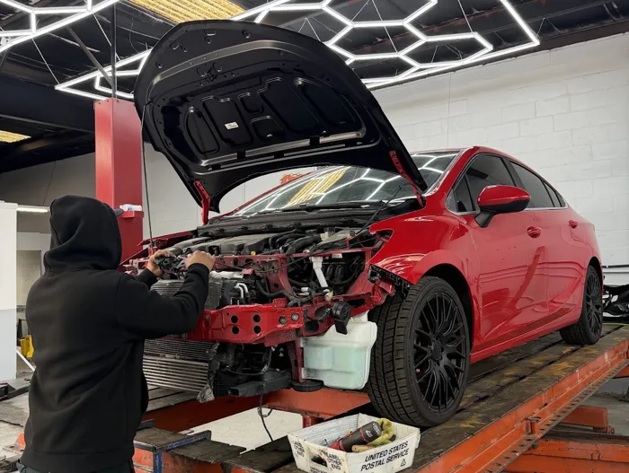 Collision repair at AE Collision Center